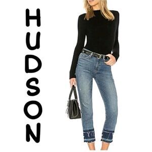 Hudson Zoeey high Rise Straight Crop Jeans Sizes 24-25-27 NEW Retail $245‎